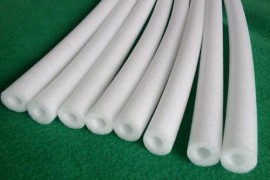 佛山珍珠棉圆管空心管定做 白色epe珍珠棉管缓冲包装厂家